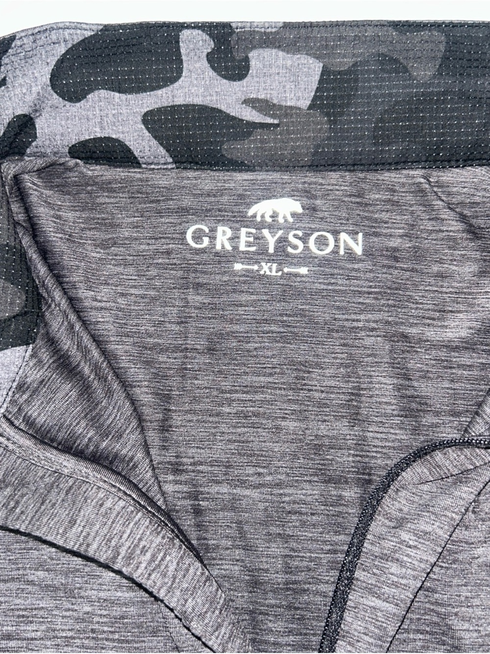 Greyson Guide Sport 1/4 Zip Mens  XL Pullover Dri Fit Classic Performance Gray - Picture 13 of 16